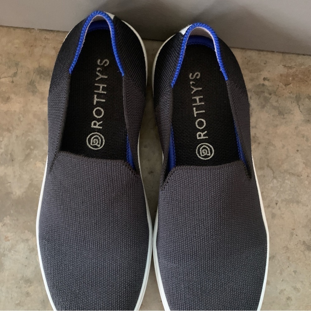 Rothy’s Navy Blue Loafer‎ Style Shoes Size 7.5